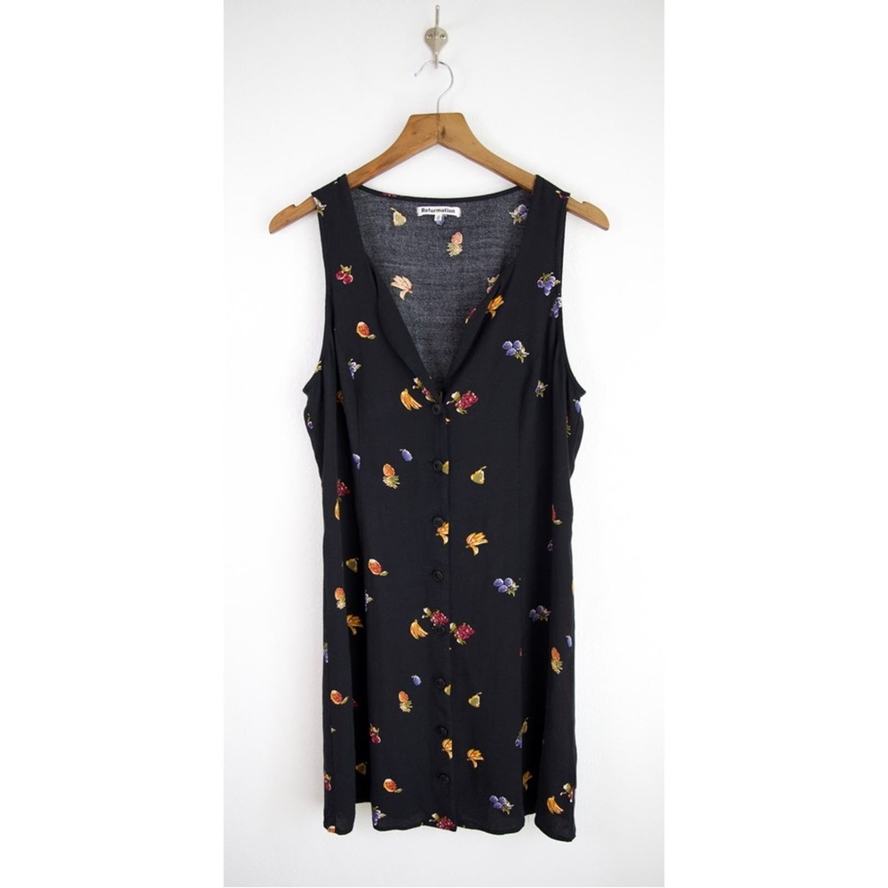 Reformation Rilynn Fruit Salad Print Mini Dress